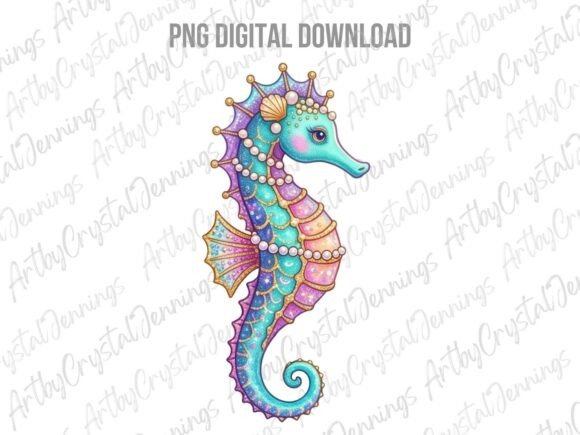Download Tropical Sparkle Seahorse Beach PNG - Beach png Collection